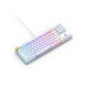 Glorious GMMK Modular Mechanical keyboard (White ice) - Gateron Brown Switch